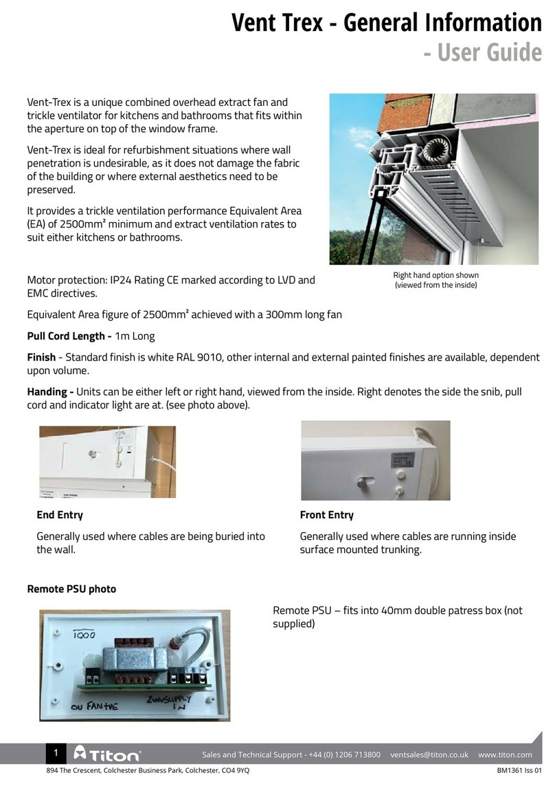 Titon Vent Trex user guide