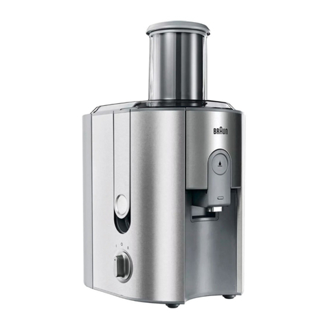 Braun Identity J 700 User manual