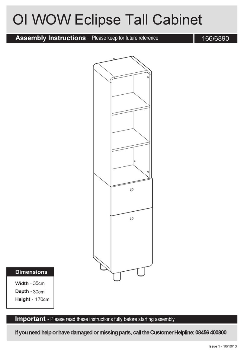 Argos 166/6890 Assembly instructions Argos 166/6890 Assembly instructions