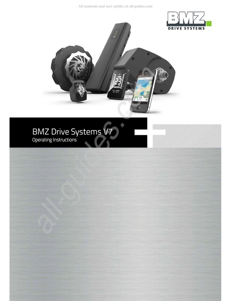 BMZ Drive Systems V7 operating instructions
