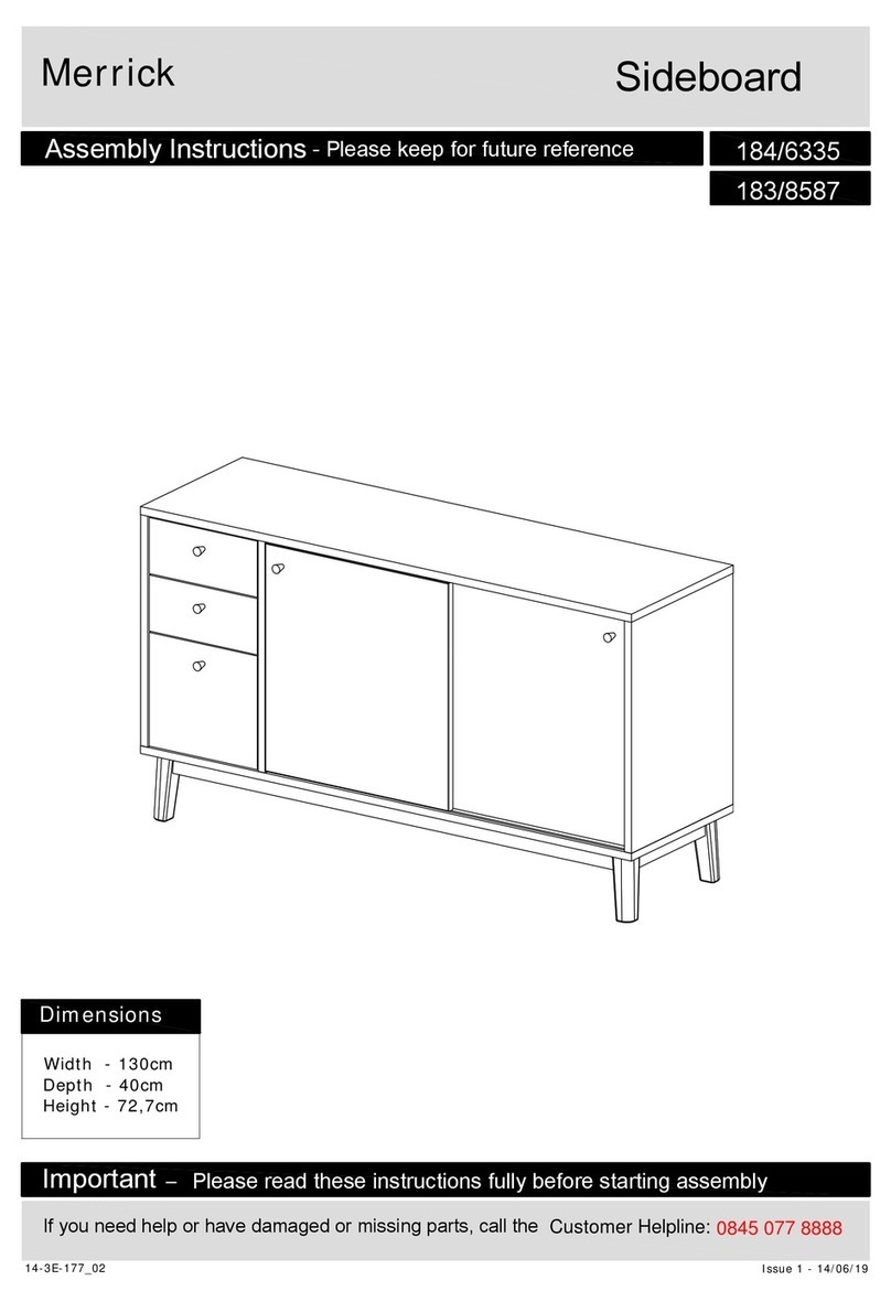 Argos Merrick 184/6335 Assembly instructions