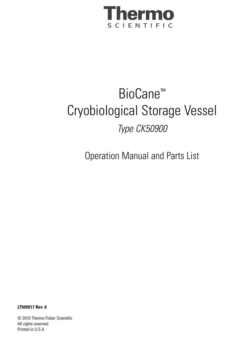 Thermo Scientific BioCane CK50900 Series User manual