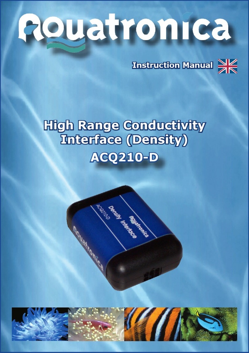 Aquatronica ACQ210-D instruction manual