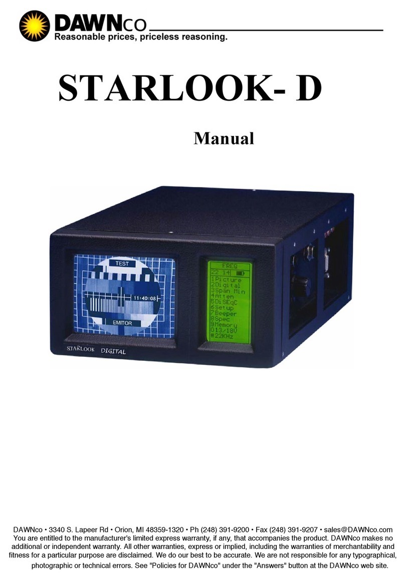 Dawnco STARLOOK- D manual
