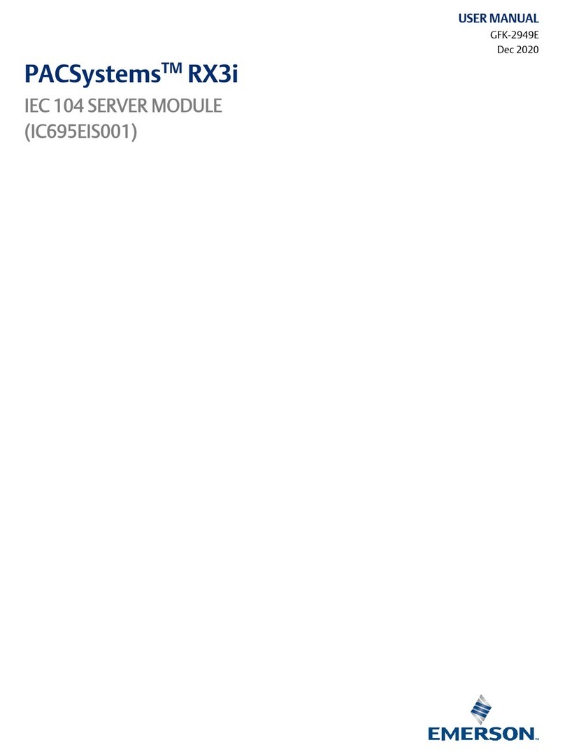 Emerson PACSystems RX3i user manual