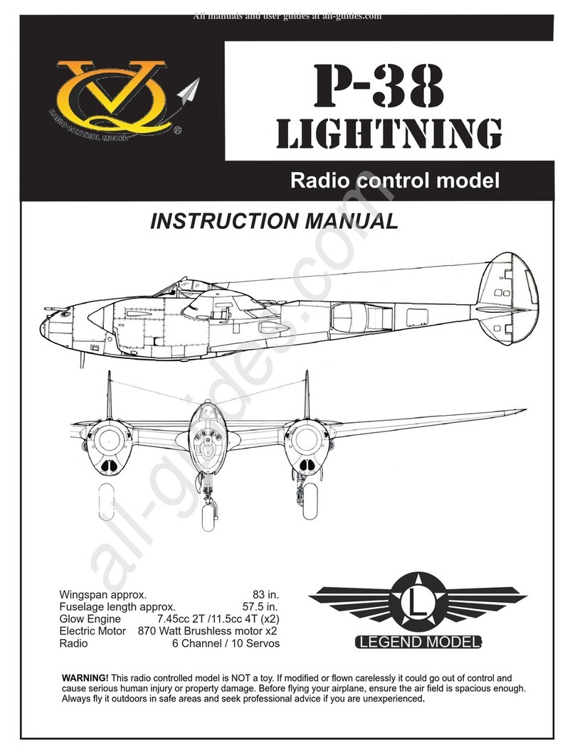 VQ Legend Model P-38 Lighting User manual
