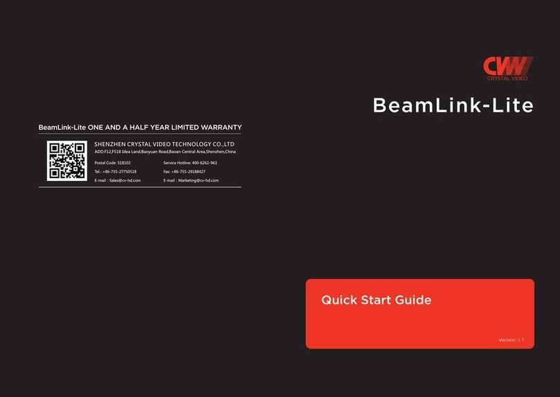 CVW BeamLink-Lite User manual