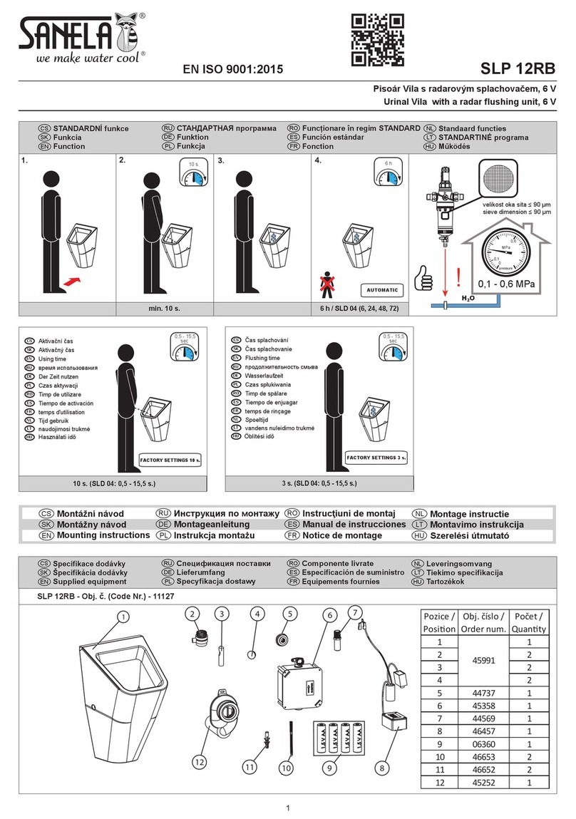 Sanela SLP 12RB Mounting instructions