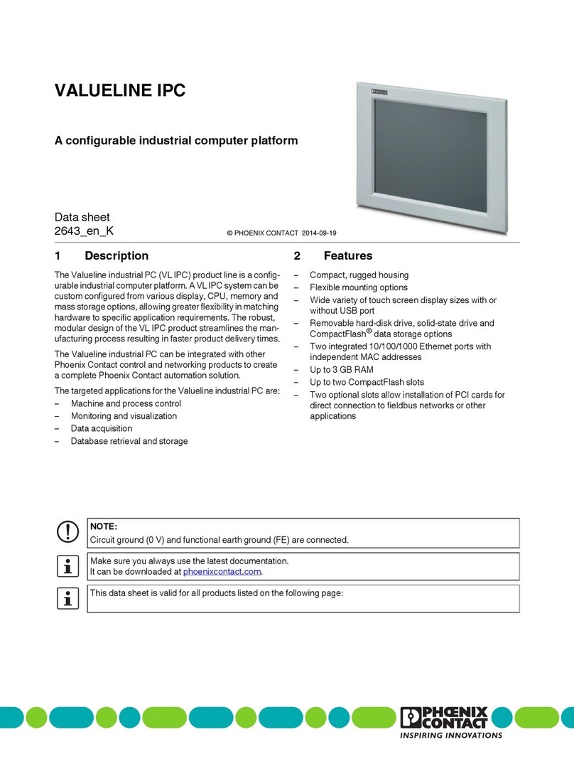 Phoenix Contact VALUELINE IPC User manual