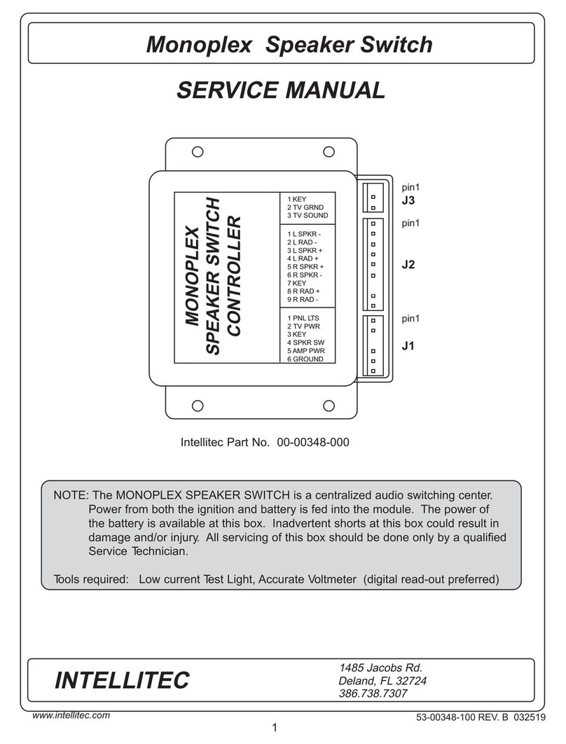 Intellitec Monoplex Service manual
