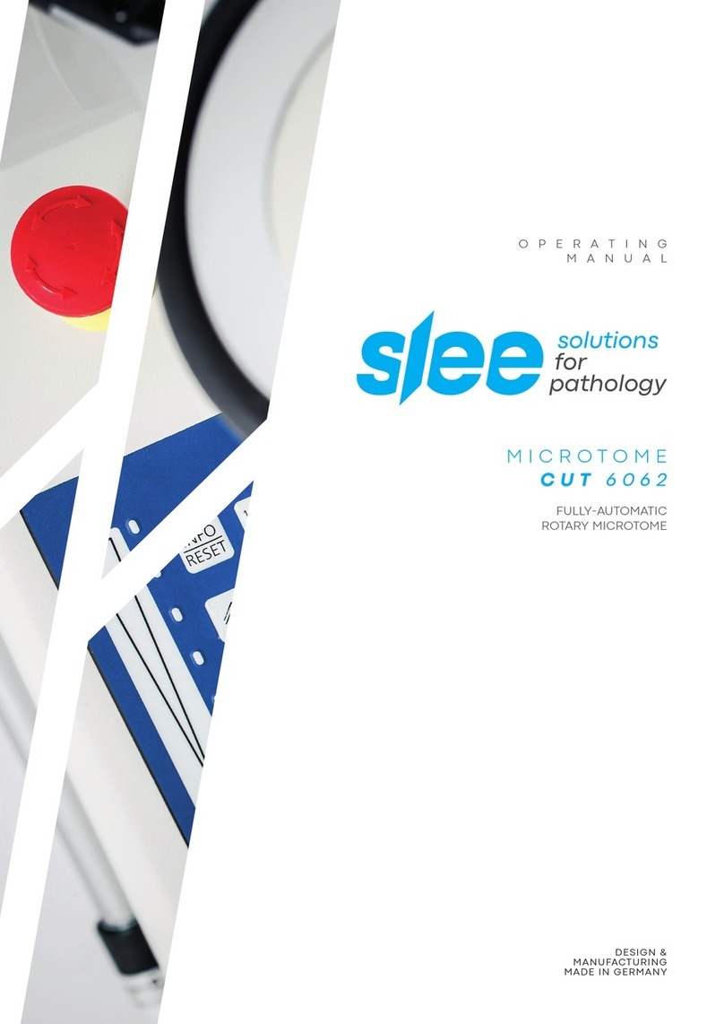 Slee MICROTOME CUT 6062 User manual