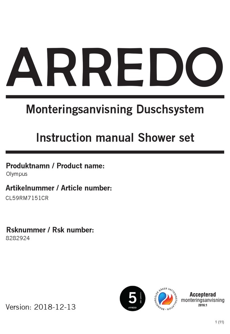 Arredo Inox Olympus User manual