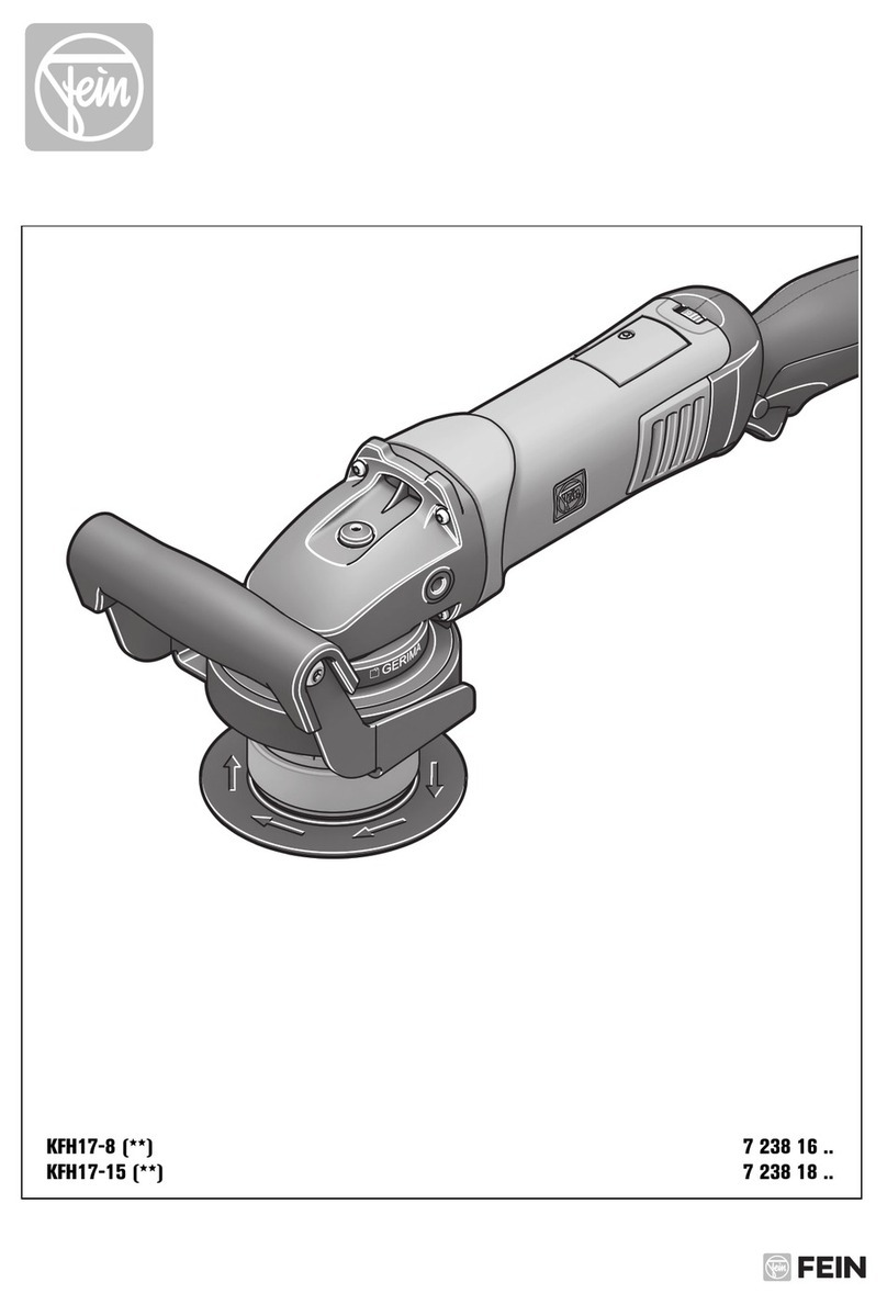 Fein KFH17-8 Series instruction manual