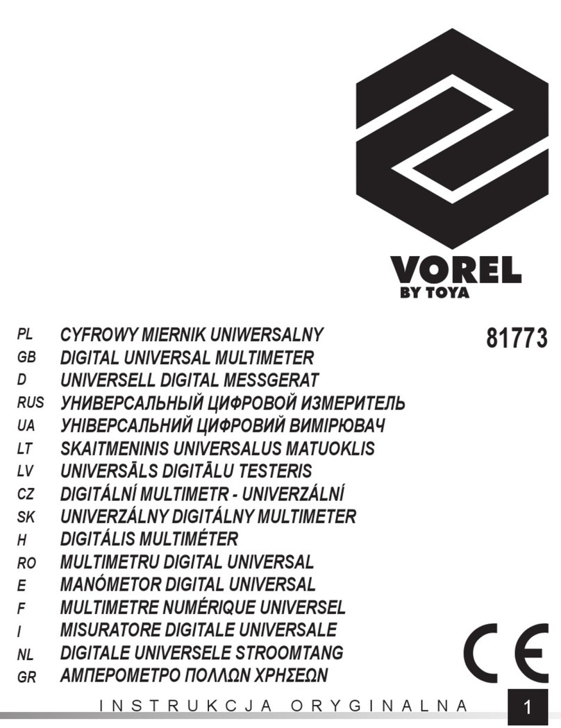 Toya Vorel 81773 manual