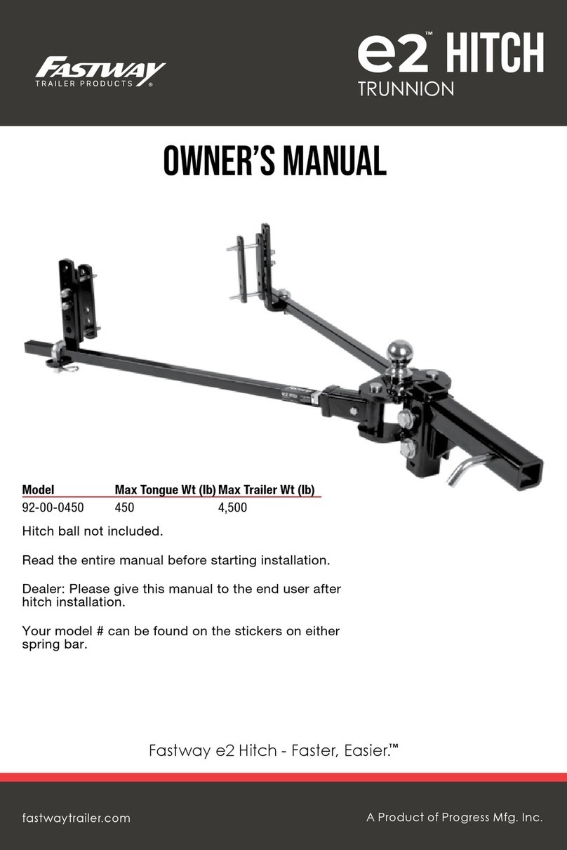 Fastway e2 92-00-0450 owner's manual