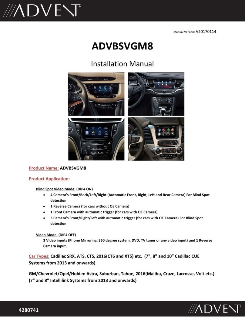 Advent ADVBSVGM8 User manual Advent ADVBSVGM8 User manual