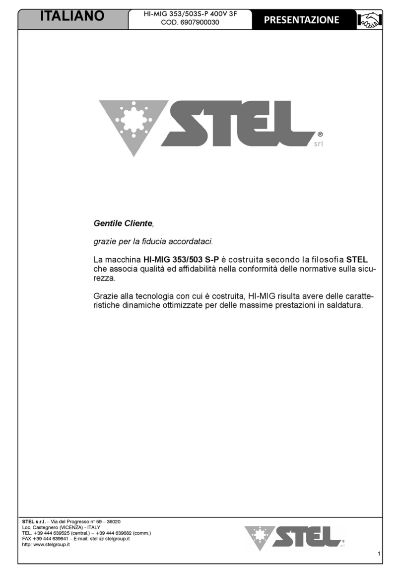 Stel HI-MIG 353 S-P User manual