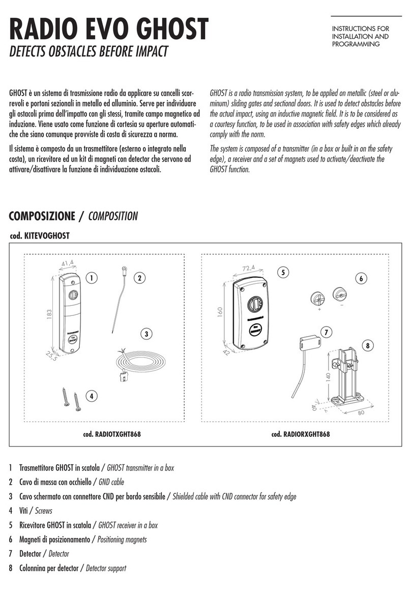 CCE RADIO EVO GHOST Instructions for installation