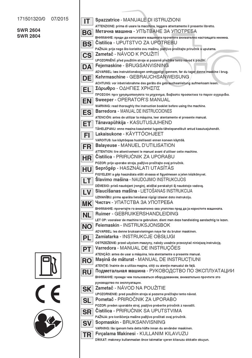Stiga SWR 2604 Operator's manual