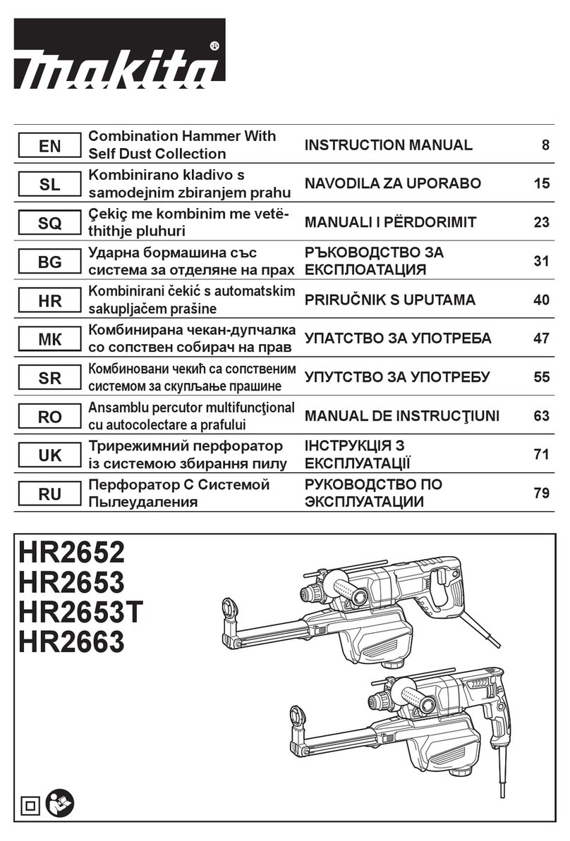 Makita HR2652 instruction manual