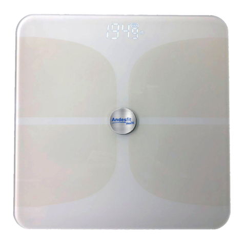 Andesfit Health ADF-B885T Instruction manual &  warranty information