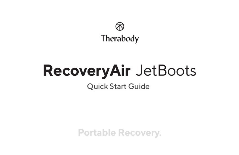 Therabody RecoveryAir JetBoots quick start guide