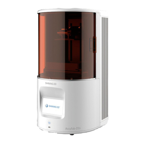 Shining 3D AccuFab-D1s quick start guide Shining 3D AccuFab-D1s quick start guide