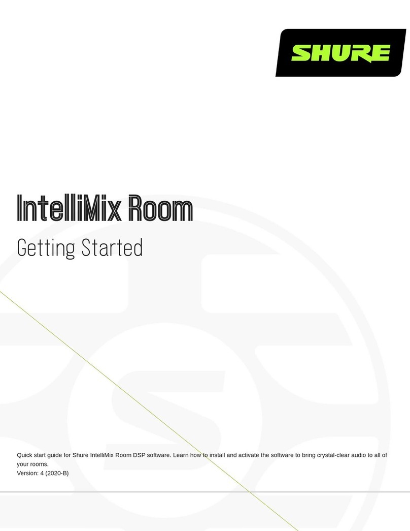 Shure IntelliMix Room User manual