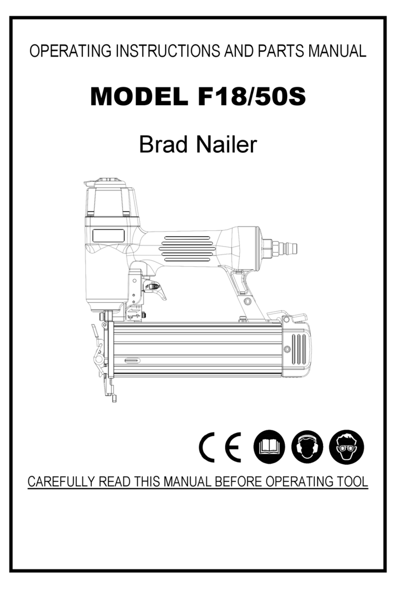 Premier F18/50S Operating instructions and parts manual