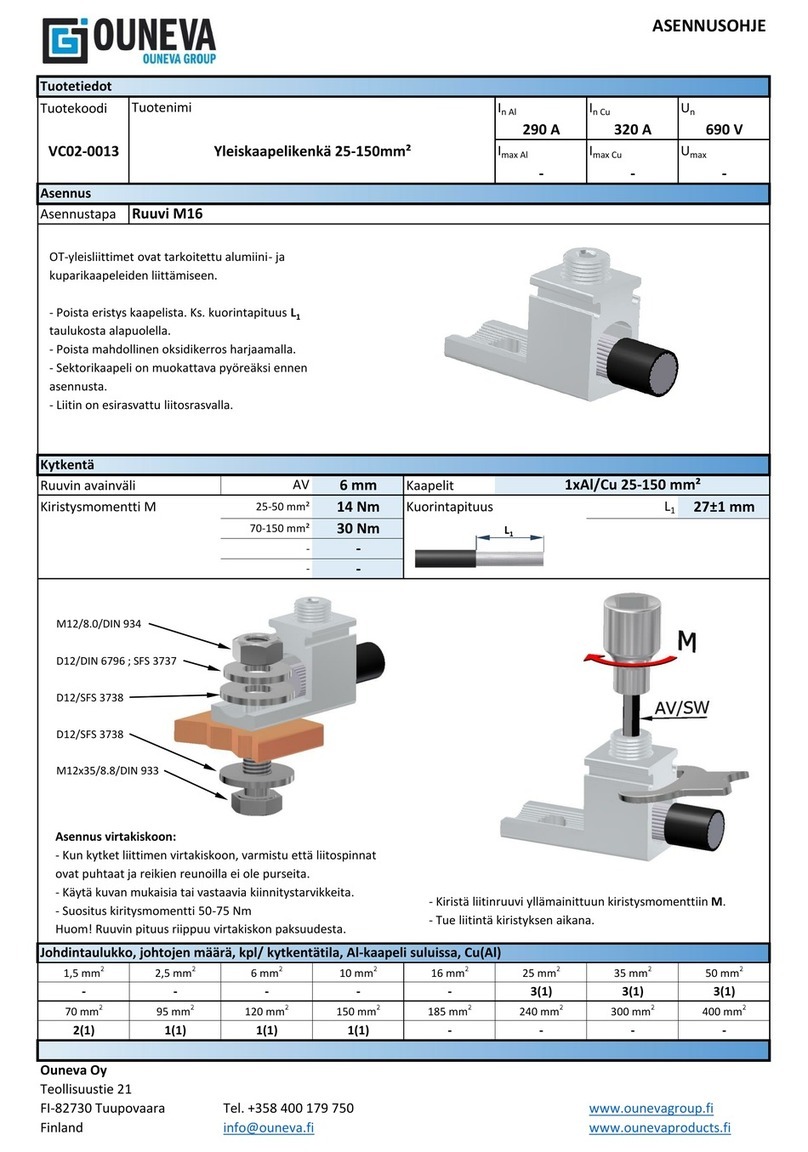 OUNEVA VC02-0013 User manual OUNEVA VC02-0013 User manual