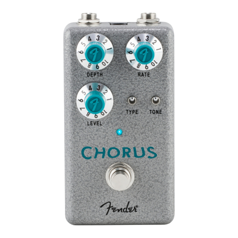 Fender HAMMERTONE CHORUS quick start guide