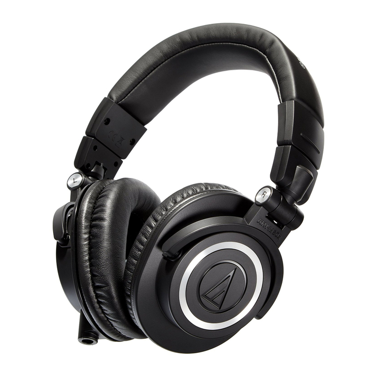 Audio Technica ATH-M50x User manual