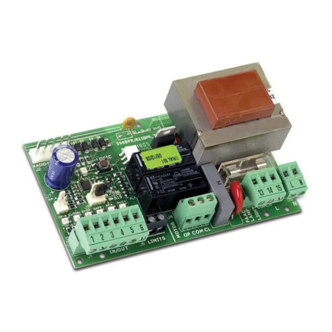 FAAC 596/615 BPR User manual