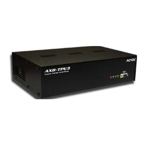 AMX AXB-TPI/3 User manual