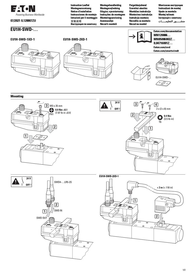 Eaton EU1H-SWD Series Manual Eaton EU1H-SWD Series Manual