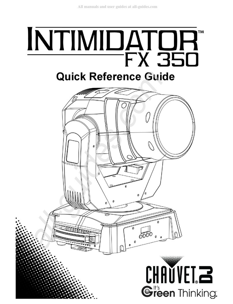 Chauvet DJ INTIMIDATOR FX 350 User manual