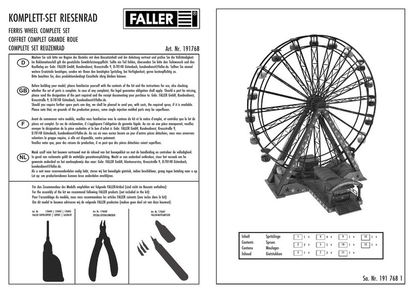 Faller 191768 User manual