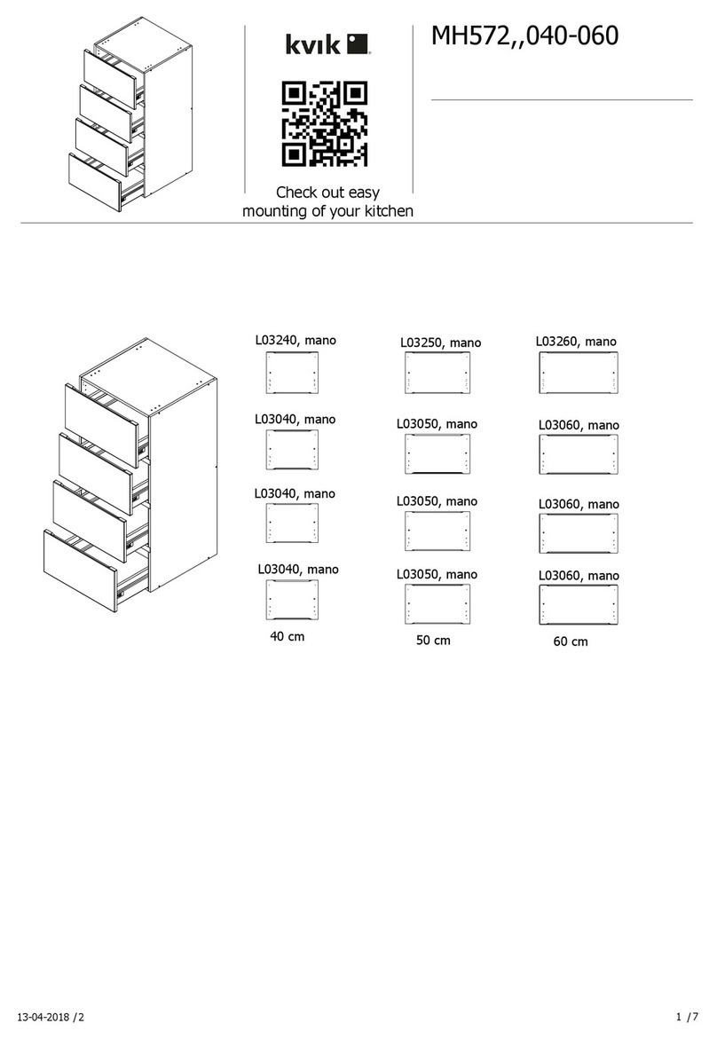 Kvik MH572-040-060 Assembly instructions