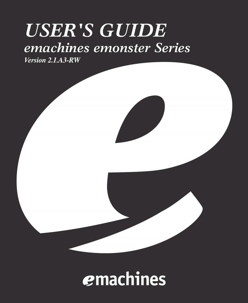 eMachines emonster Series user guide