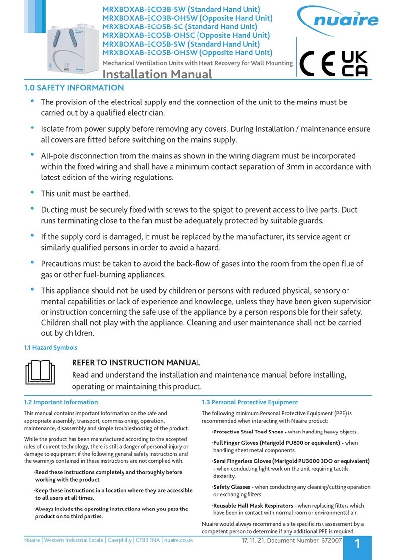 NuAire ECO3B Series User manual