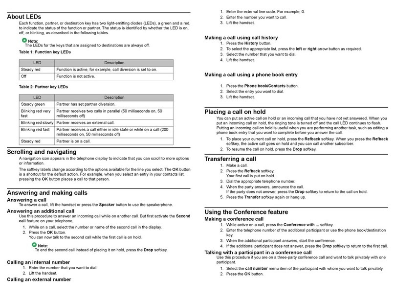 Avaya 9400B Series User manual