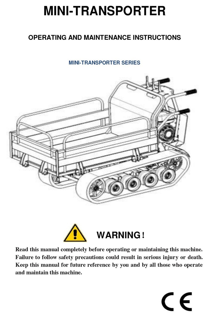 KPC MINI-TRANSPORTER Series Operating and maintenance instructions