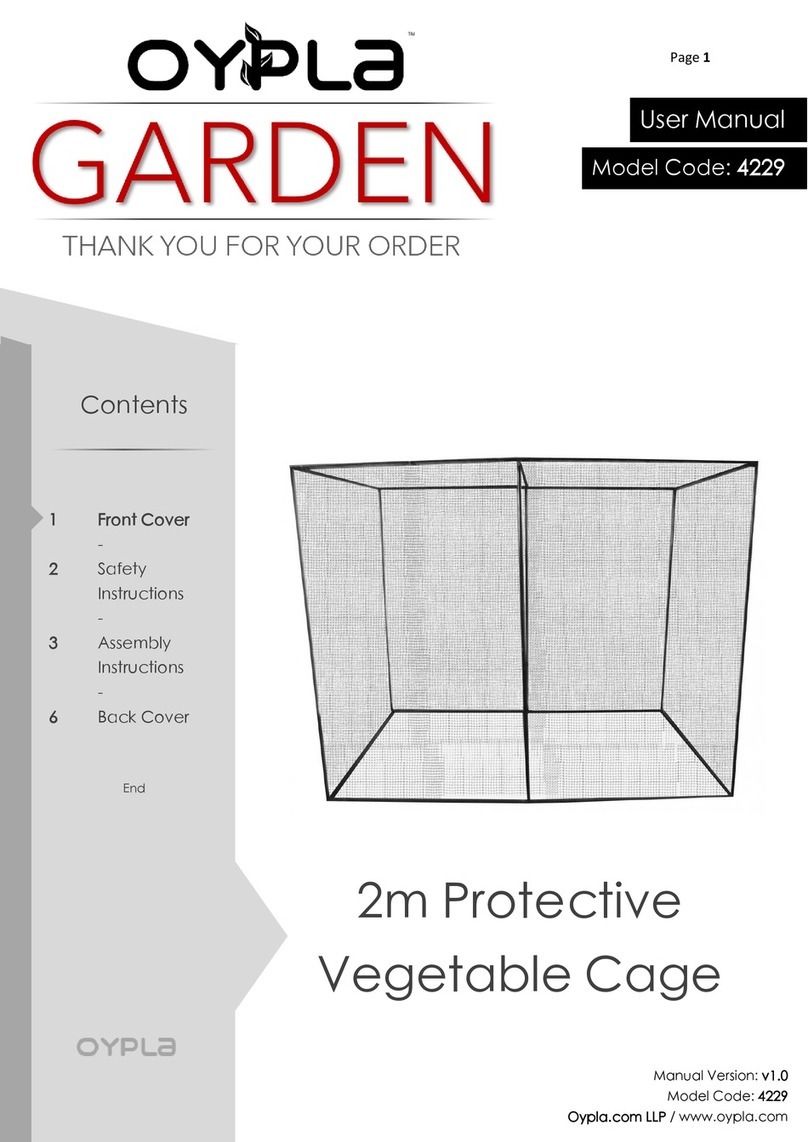 Oypla GARDEN 4229 user manual