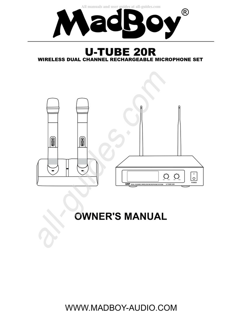MadBoy U-TUBE 20R owner's manual