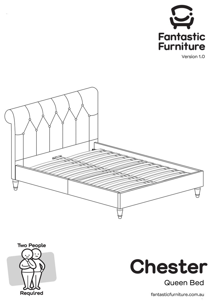 fantastic furniture Chester Queen Bed manual fantastic furniture Chester Queen Bed manual