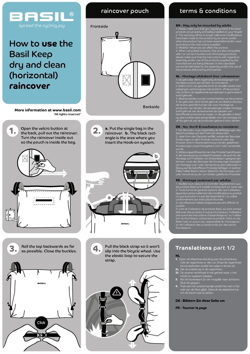 Basil Keep Dry & Clean User manual