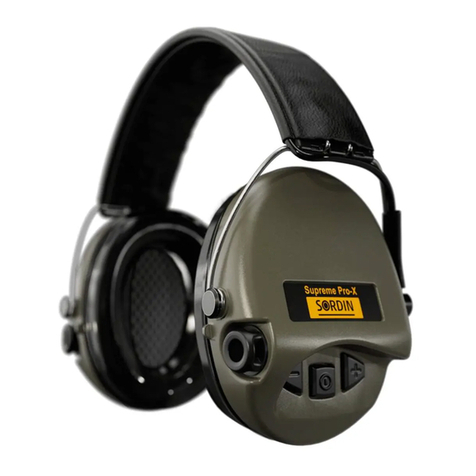Sordin FM Basic Series User manual