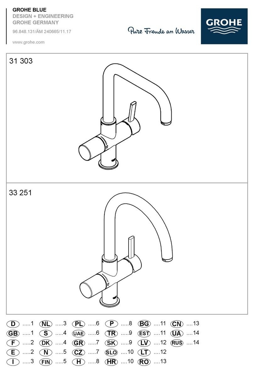 Grohe BLUE 31 303 User manual