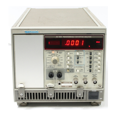Tektronix TM 5003 User manual