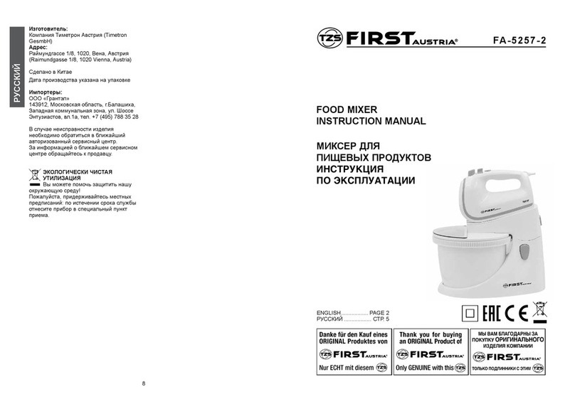 TZS First AUSTRIA FA-5257-2 instruction manual